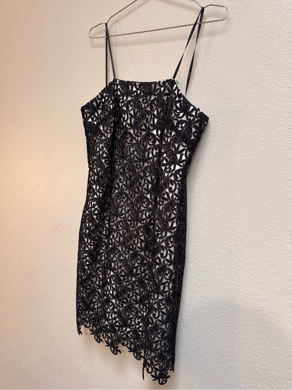 Laundry By Shelli Segal Black Lace Mini Dress